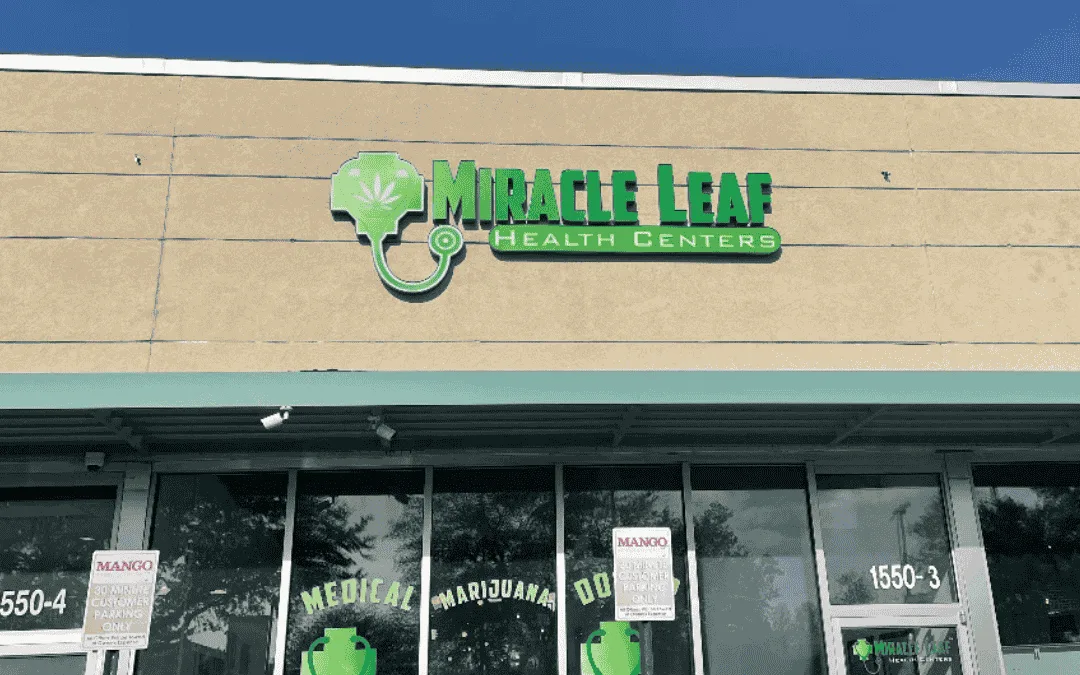 Miracle Leaf Jacksonville medical marijuana clinic storefront